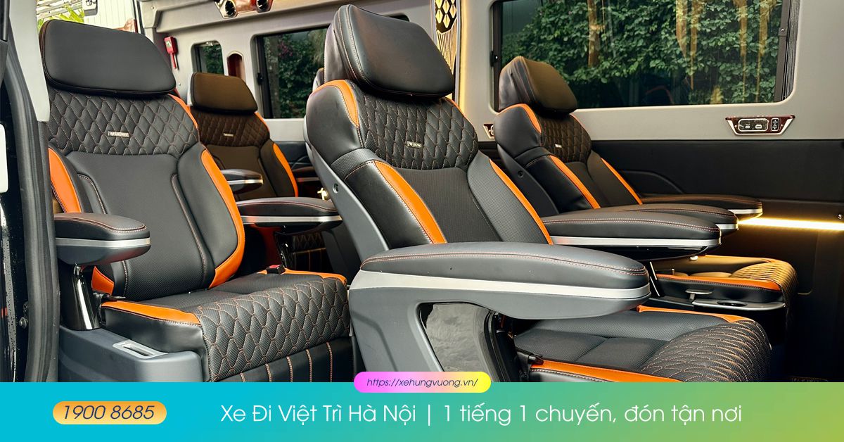 Xe Đi Việt Trì Hà Nội | 1 tiếng 1 chuyến, đón tận nơi 18 xe đi việt trì hà nội