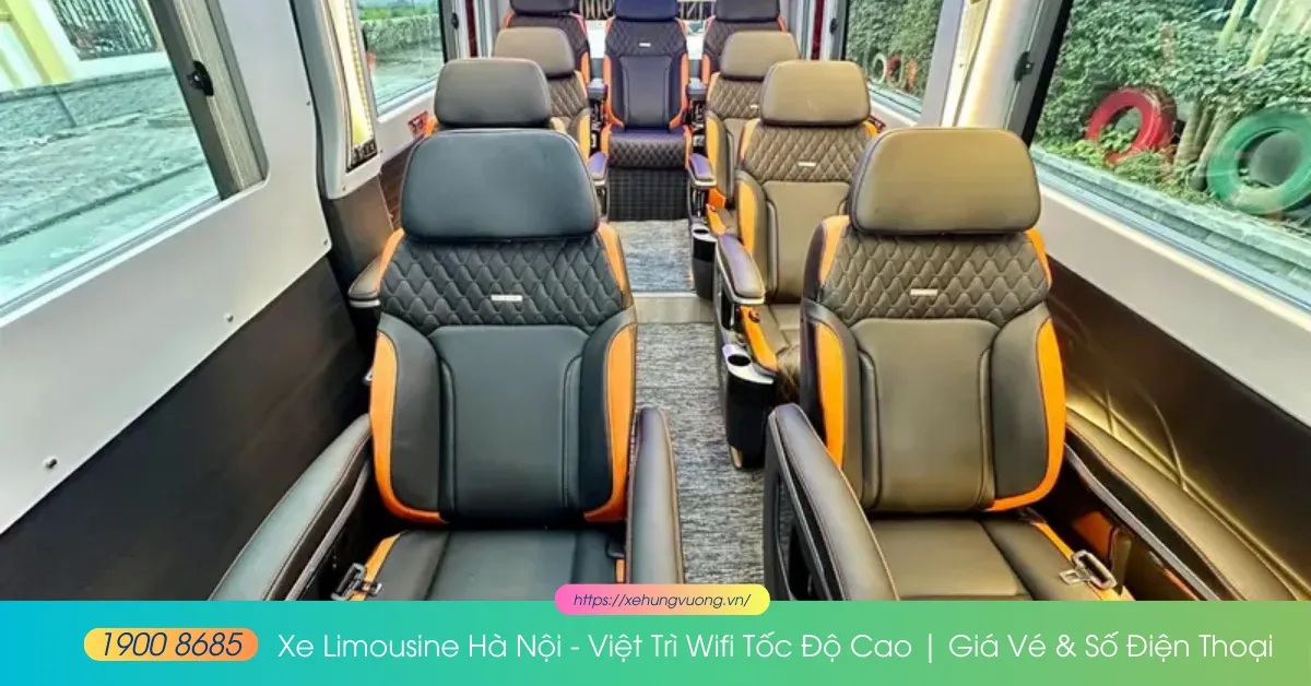 xe limousine ha noi viet tri co nuoc uong