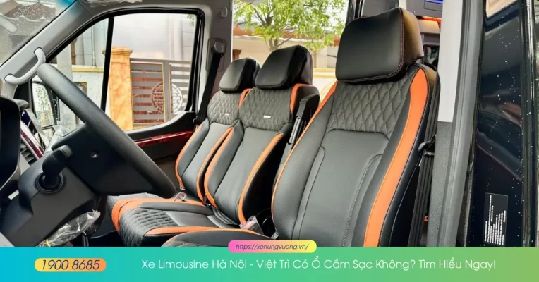 Xe Limousine Hà Nội - Việt Trì Có Ổ Cắm Sạc Không? Tìm Hiểu Ngay! 87 xe limousine ha noi viet tri co o cam sac khong