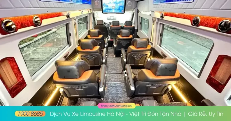xe limousine ha noi viet tri don tan nha