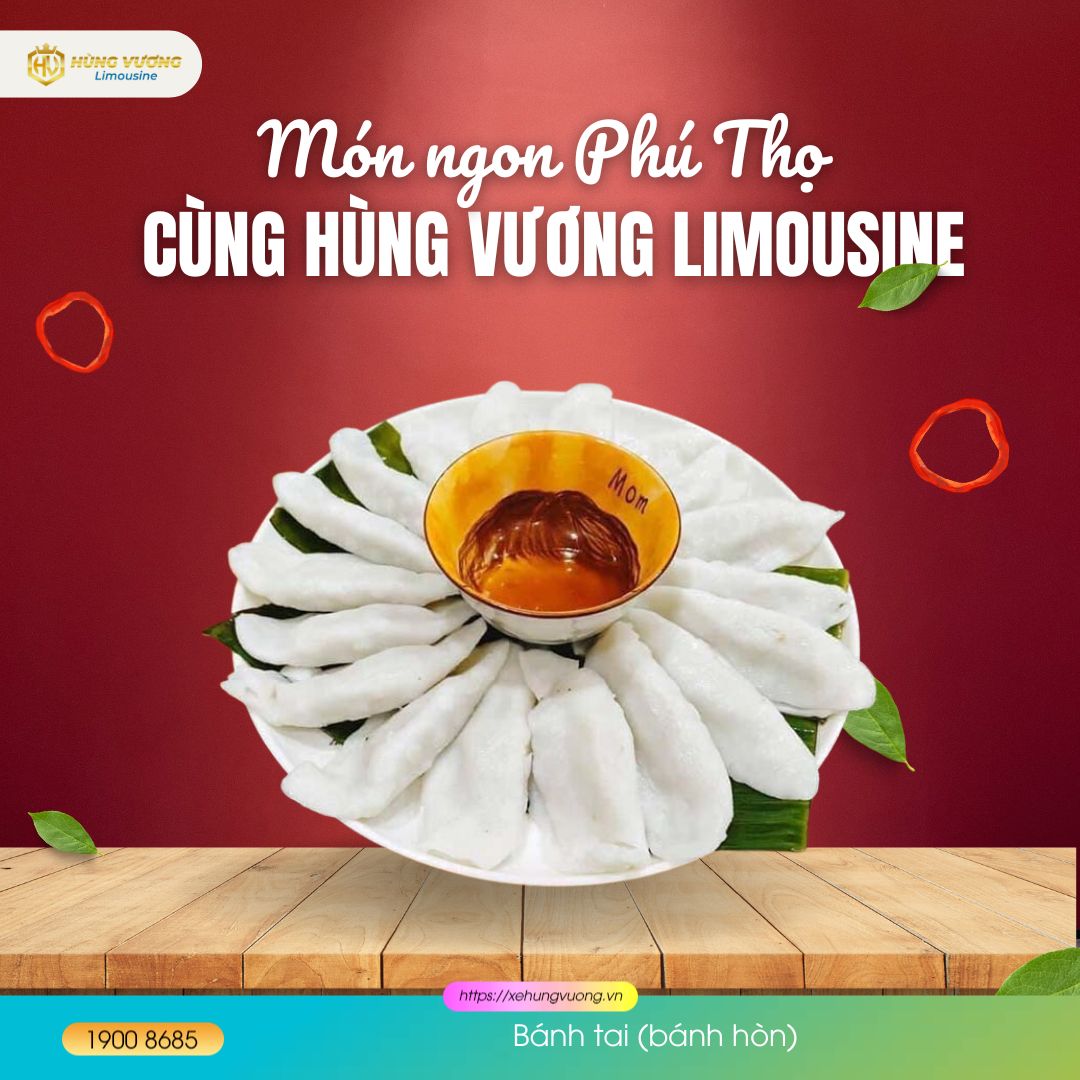 Kinh nghiệm du lịch Phú Thọ từ A-Z: Đi đâu, ăn gì, ở đâu? 8 Bánh tai (bánh hòn)