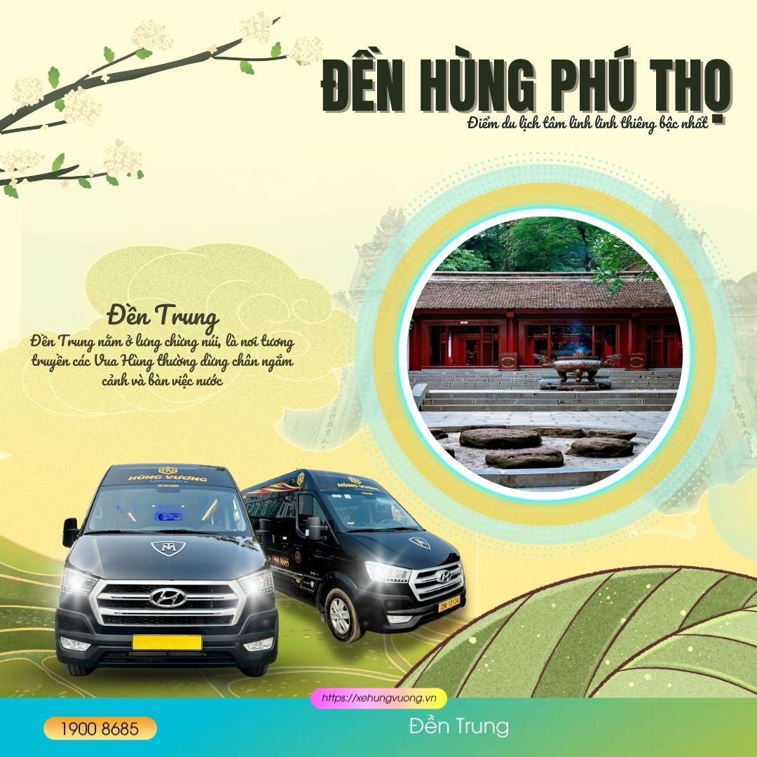 Đền Hùng Phú Thọ - Điểm du lịch tâm linh linh thiêng bậc nhất 4 Đền Trung